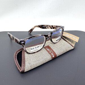 Blue Planet Classic 3.00 Blue Light Filter Reading Glasses Readers Blue 140mm